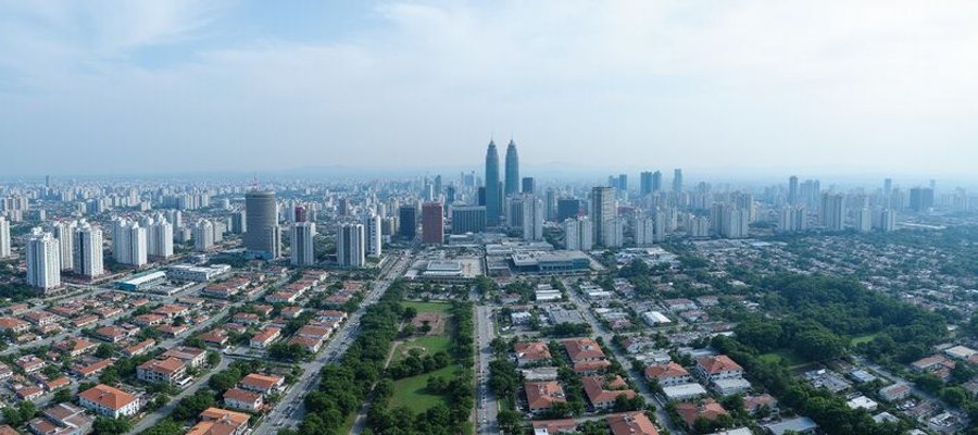 Roofing Man service area map covering Klang Valley